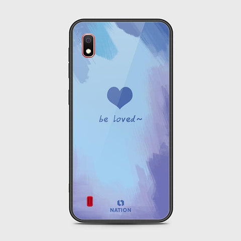 Samsung Galaxy A10 Cover - Onation Heart Series - HQ Ultra Shine Premium Infinity Glass Soft Silicon Borders Case