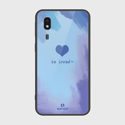 Samsung Galaxy A2 Core Cover - Onation Heart Series - HQ Ultra Shine Premium Infinity Glass Soft Silicon Borders Case