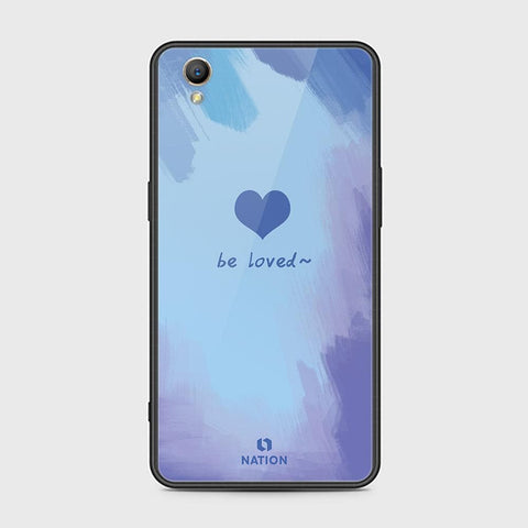 Oppo A37 Cover - Onation Heart Series - HQ Ultra Shine Premium Infinity Glass Soft Silicon Borders Case