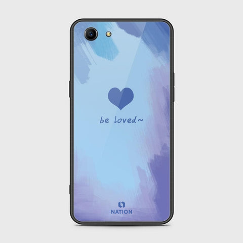 Oppo A1 Cover - Onation Heart Series - HQ Ultra Shine Premium Infinity Glass Soft Silicon Borders Case