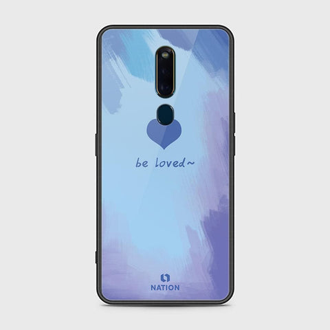 Oppo F11 Pro Cover - Onation Heart Series - HQ Ultra Shine Premium Infinity Glass Soft Silicon Borders Case