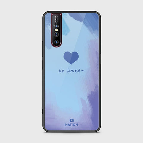 Vivo V15 Pro Cover - Onation Heart Series - HQ Ultra Shine Premium Infinity Glass Soft Silicon Borders Case