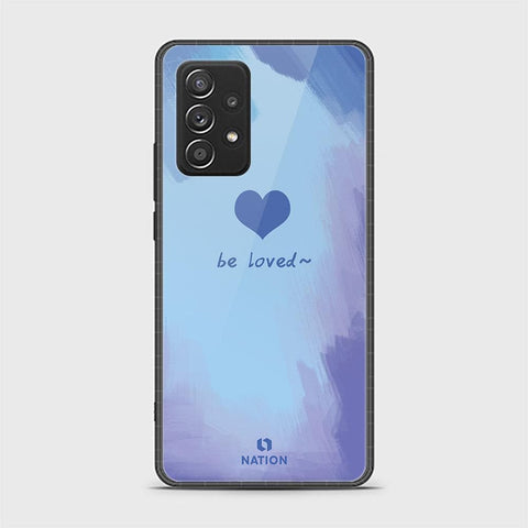 Samsung Galaxy A52s 5G Cover - ONation Heart Series - HQ Ultra Shine Premium Infinity Glass Soft Silicon Borders Case