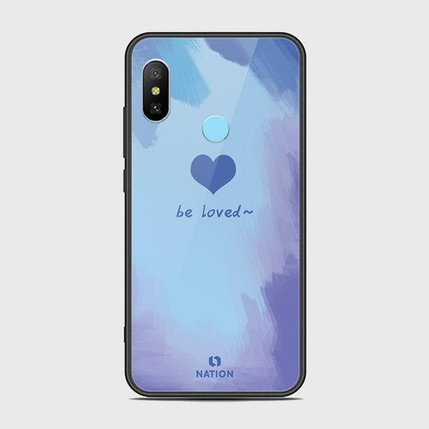 Xiaomi Redmi Note 6 Pro Cover - Onation Heart Series - HQ Ultra Shine Premium Infinity Glass Soft Silicon Borders Case