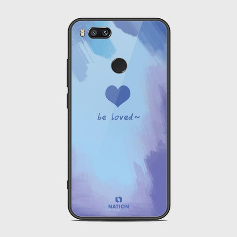 Xiaomi Mi A1 Cover - Onation Heart Series - HQ Ultra Shine Premium Infinity Glass Soft Silicon Borders Case