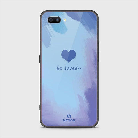 Realme C1 Cover - Onation Heart Series - HQ Ultra Shine Premium Infinity Glass Soft Silicon Borders Case