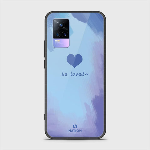 Vivo V21e Cover - Onation Heart Series - HQ Ultra Shine Premium Infinity Glass Soft Silicon Borders Case