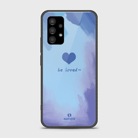 Samsung Galaxy A73 5G Cover- Onation Heart Series - HQ Ultra Shine Premium Infinity Glass Soft Silicon Borders Case