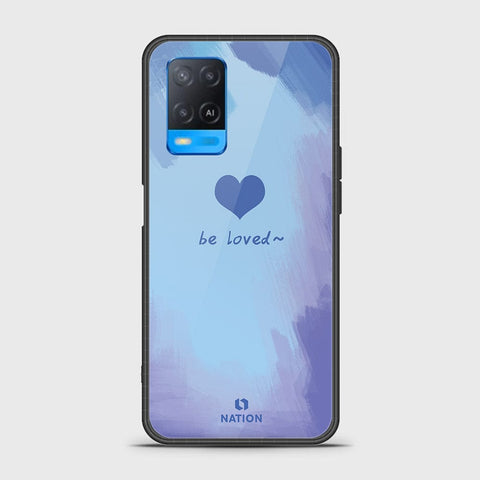 Oppo A54 4G Cover- Onation Heart Series - HQ Ultra Shine Premium Infinity Glass Soft Silicon Borders Case