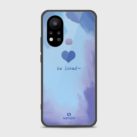 Infinix Hot 11s Cover- Onation Heart Series - HQ Ultra Shine Premium Infinity Glass Soft Silicon Borders Case