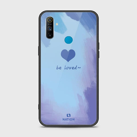 Realme C3 Cover - ONation Heart Series - HQ Ultra Shine Premium Infinity Glass Soft Silicon Borders Case