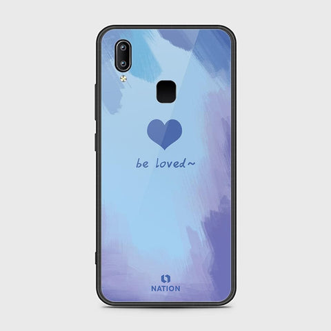 Vivo Y95 Cover - ONation Heart Series - HQ Ultra Shine Premium Infinity Glass Soft Silicon Borders Case