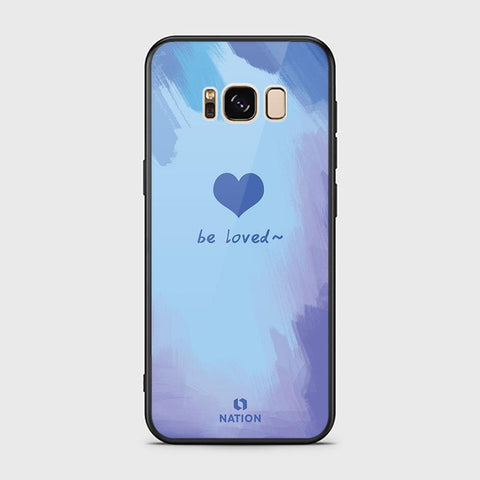 Samsung Galaxy S8 Plus Cover - ONation Heart Series - HQ Ultra Shine Premium Infinity Glass Soft Silicon Borders Case