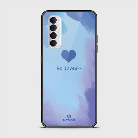 Oppo Reno 4 Pro Cover - ONation Heart Series - HQ Ultra Shine Premium Infinity Glass Soft Silicon Borders Case