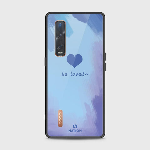 Oppo Find X2 Pro Cover - ONation Heart Series - HQ Ultra Shine Premium Infinity Glass Soft Silicon Borders Case