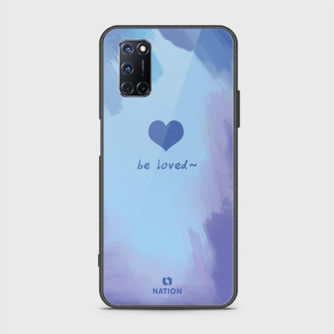 Oppo A92 Cover - ONation Heart Series - HQ Ultra Shine Premium Infinity Glass Soft Silicon Borders Case