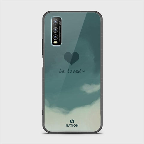 Vivo Y70s Cover - ONation Heart Series - HQ Ultra Shine Premium Infinity Glass Soft Silicon Borders Case