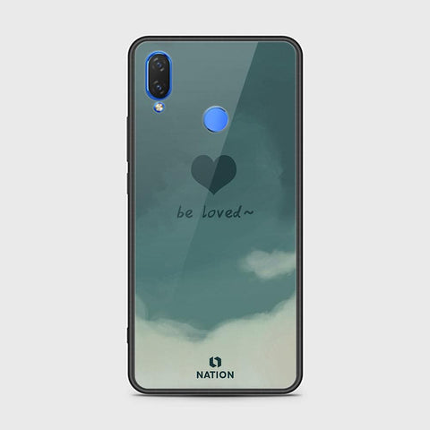 Huawei Y9 2019 Cover - ONation Heart Series - HQ Ultra Shine Premium Infinity Glass Soft Silicon Borders Case