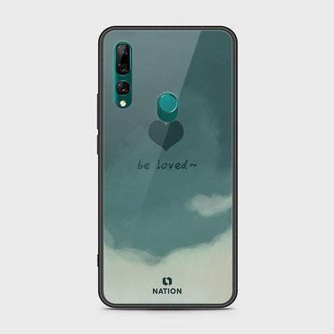 Honor 9X Cover - ONation Heart Series - HQ Ultra Shine Premium Infinity Glass Soft Silicon Borders Case