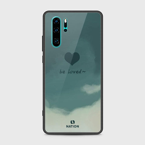 Huawei P30 Pro Cover - ONation Heart Series - HQ Ultra Shine Premium Infinity Glass Soft Silicon Borders Case