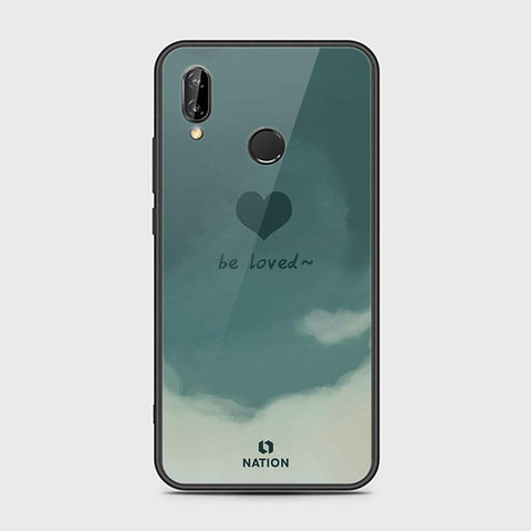 Huawei P20 Lite Cover - ONation Heart Series - HQ Ultra Shine Premium Infinity Glass Soft Silicon Borders Case