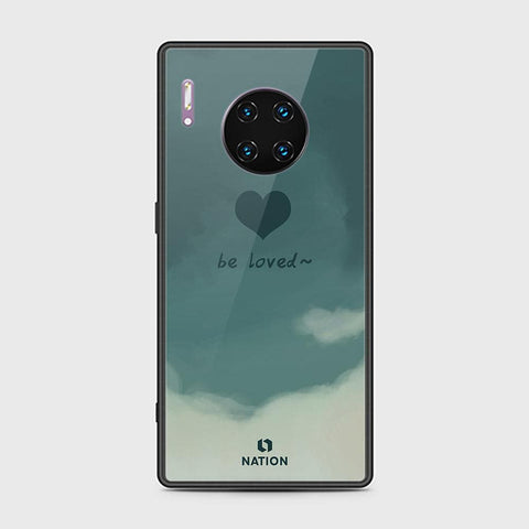 Huawei Mate 30 Pro Cover - ONation Heart Series - HQ Ultra Shine Premium Infinity Glass Soft Silicon Borders Case