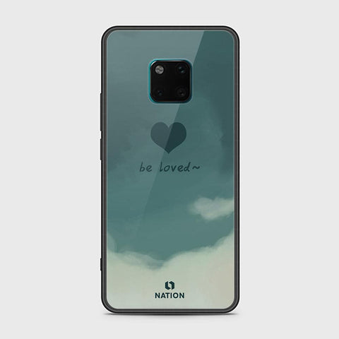 Huawei Mate 20 Pro Cover - ONation Heart Series - HQ Ultra Shine Premium Infinity Glass Soft Silicon Borders Case