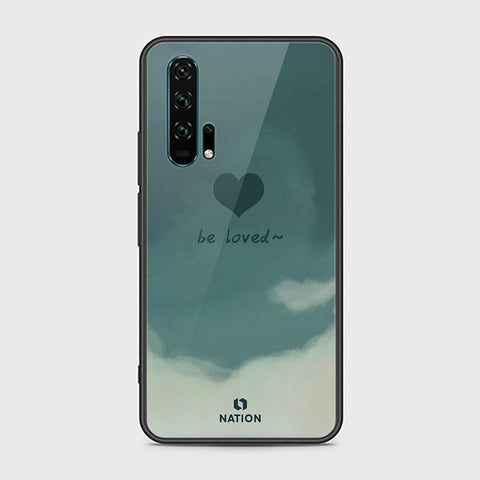 Honor 20 Pro Cover - ONation Heart Series - HQ Ultra Shine Premium Infinity Glass Soft Silicon Borders Case