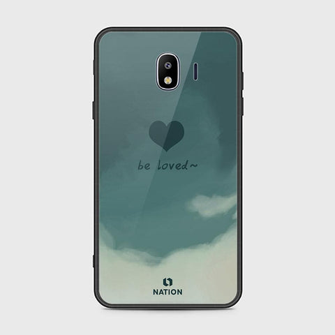 Samsung Galaxy J4 2018 Cover - ONation Heart Series - HQ Ultra Shine Premium Infinity Glass Soft Silicon Borders Case