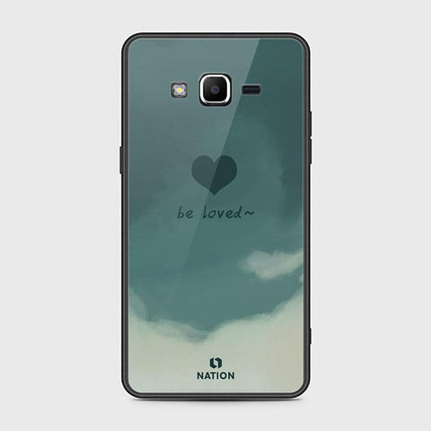 Samsung Galaxy Grand Prime Cover - ONation Heart Series - HQ Ultra Shine Premium Infinity Glass Soft Silicon Borders Case