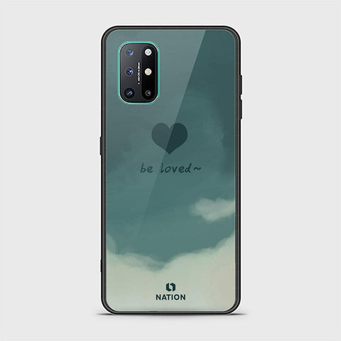 OnePlus 8T Cover - ONation Heart Series - HQ Ultra Shine Premium Infinity Glass Soft Silicon Borders Case