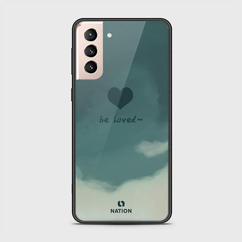 Samsung Galaxy S21 Plus 5G Cover - Onation Heart Series - HQ Ultra Shine Premium Infinity Glass Soft Silicon Borders Case