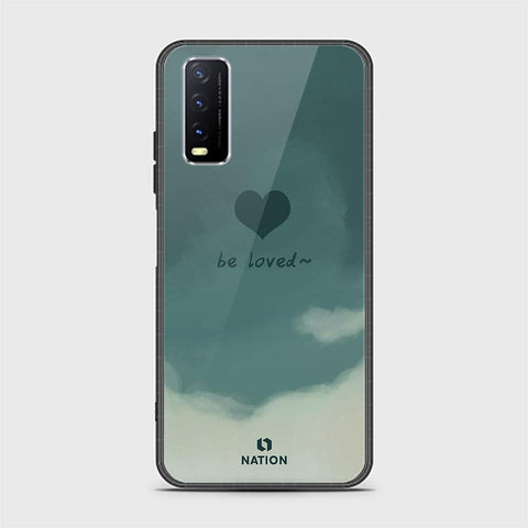 Vivo Y12a Cover - ONation Heart Series - HQ Ultra Shine Premium Infinity Glass Soft Silicon Borders Case