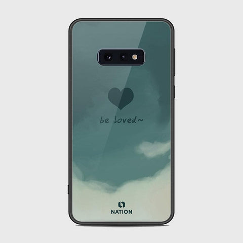 Samsung Galaxy S10e Cover - Onation Heart Series - HQ Ultra Shine Premium Infinity Glass Soft Silicon Borders Case