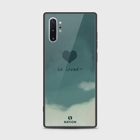 Samsung Galaxy Note 10 Plus Cover - Onation Heart Series - HQ Ultra Shine Premium Infinity Glass Soft Silicon Borders Case