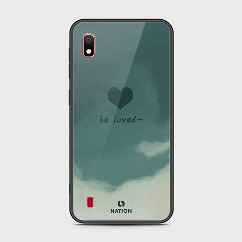 Samsung Galaxy A10 Cover - Onation Heart Series - HQ Ultra Shine Premium Infinity Glass Soft Silicon Borders Case