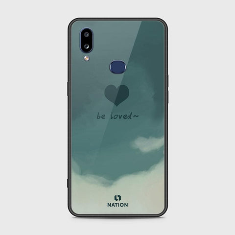 Samsung Galaxy A10s Cover - Onation Heart Series - HQ Ultra Shine Premium Infinity Glass Soft Silicon Borders Case
