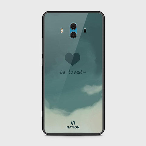 Huawei Mate 10 Cover - Onation Heart Series - HQ Ultra Shine Premium Infinity Glass Soft Silicon Borders Case