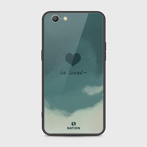 Oppo A39 Cover - Onation Heart Series - HQ Ultra Shine Premium Infinity Glass Soft Silicon Borders Case