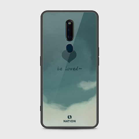 Oppo F11 Pro Cover - Onation Heart Series - HQ Ultra Shine Premium Infinity Glass Soft Silicon Borders Case