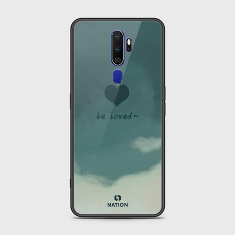 Oppo A9 2020 Cover - Onation Heart Series - HQ Ultra Shine Premium Infinity Glass Soft Silicon Borders Case