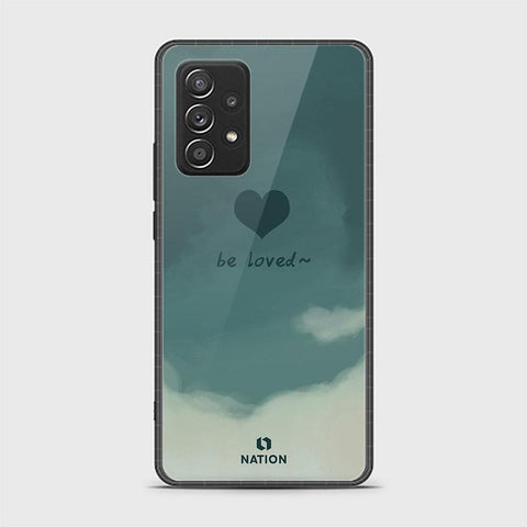 Samsung Galaxy A52s 5G Cover - ONation Heart Series - HQ Ultra Shine Premium Infinity Glass Soft Silicon Borders Case