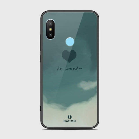 Xiaomi Redmi Note 6 Pro Cover - Onation Heart Series - HQ Ultra Shine Premium Infinity Glass Soft Silicon Borders Case