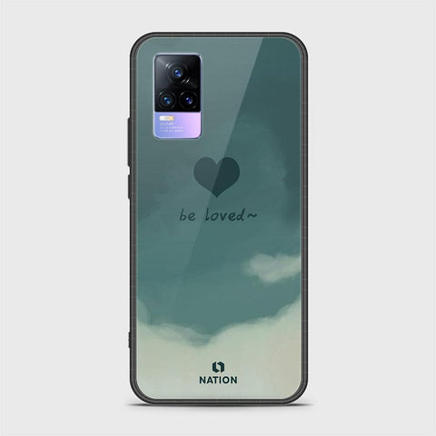 Vivo V21e Cover - Onation Heart Series - HQ Ultra Shine Premium Infinity Glass Soft Silicon Borders Case