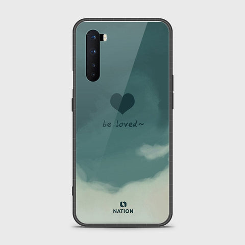 OnePlus Nord Cover- Onation Heart Series - HQ Ultra Shine Premium Infinity Glass Soft Silicon Borders Case