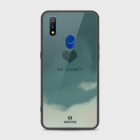 Realme 3 Pro Cover - ONation Heart Series - HQ Ultra Shine Premium Infinity Glass Soft Silicon Borders Case