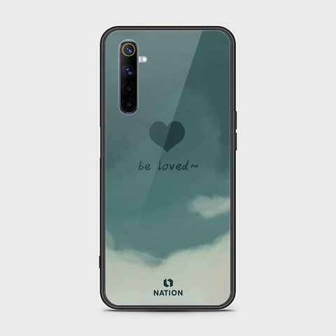 Realme 6 Cover - ONation Heart Series - HQ Ultra Shine Premium Infinity Glass Soft Silicon Borders Case