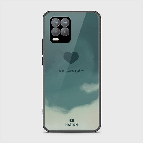 Realme 8 Cover - ONation Heart Series - HQ Ultra Shine Premium Infinity Glass Soft Silicon Borders Case