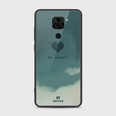 Xiaomi Redmi Note 9 Cover - ONation Heart Series - HQ Ultra Shine Premium Infinity Glass Soft Silicon Borders Case