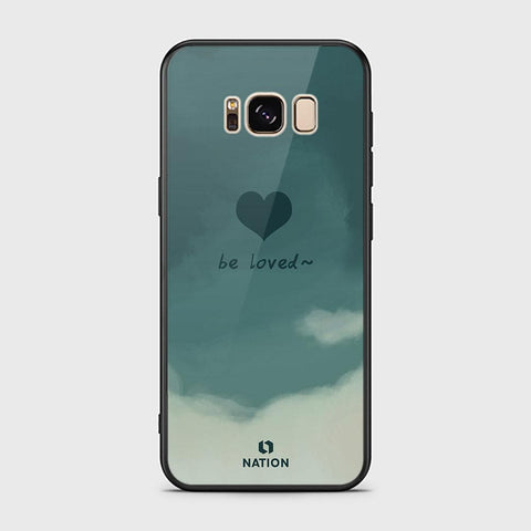 Samsung Galaxy S8 Plus Cover - ONation Heart Series - HQ Ultra Shine Premium Infinity Glass Soft Silicon Borders Case